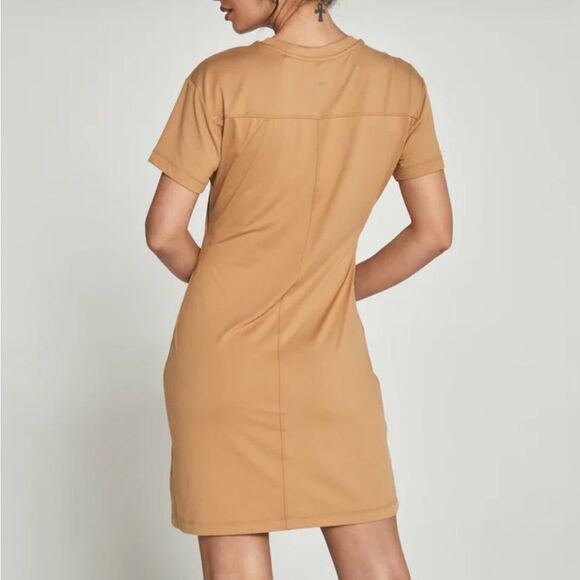 NWT 7 DIAMONDS Core T-Shirt Dress in Tawny Size Large - Picture 3 of 12